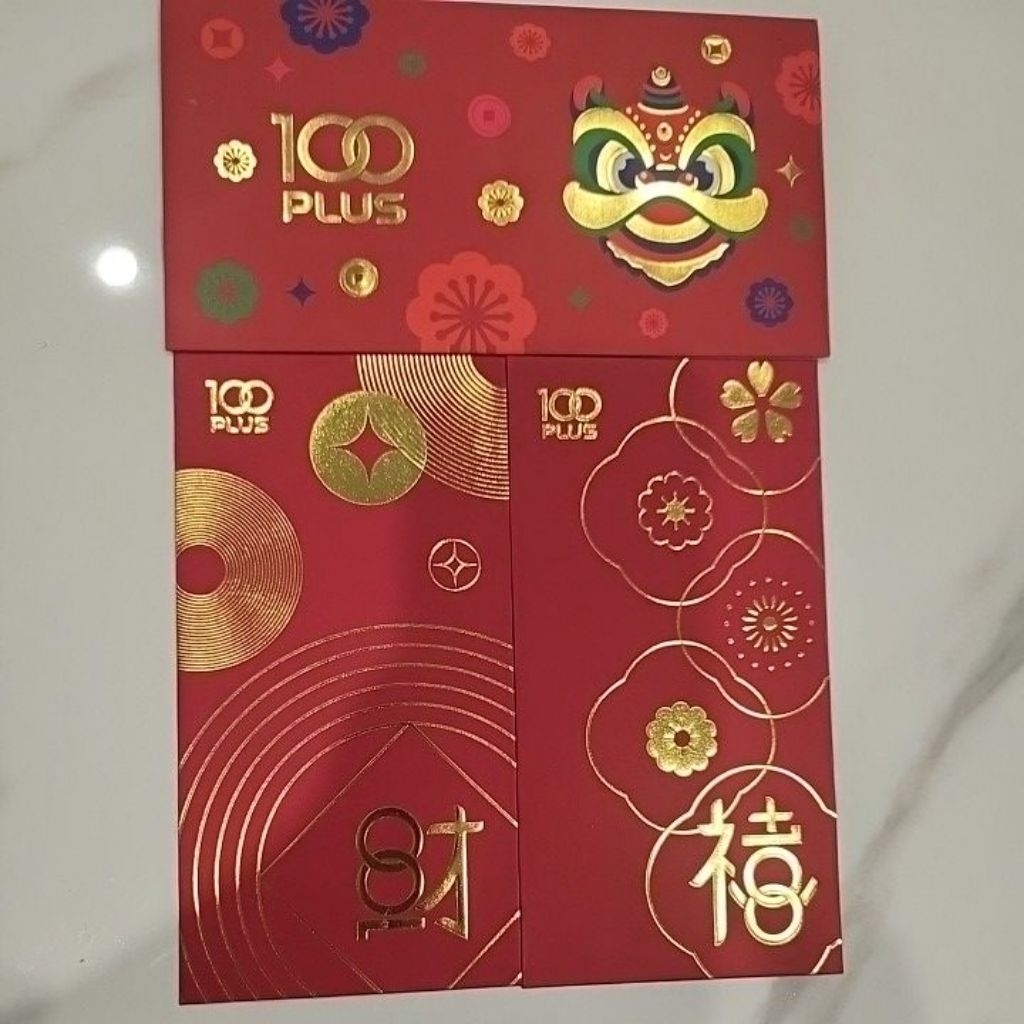 100 Plus Red Packet (1set 3 units) | Shopee Singapore