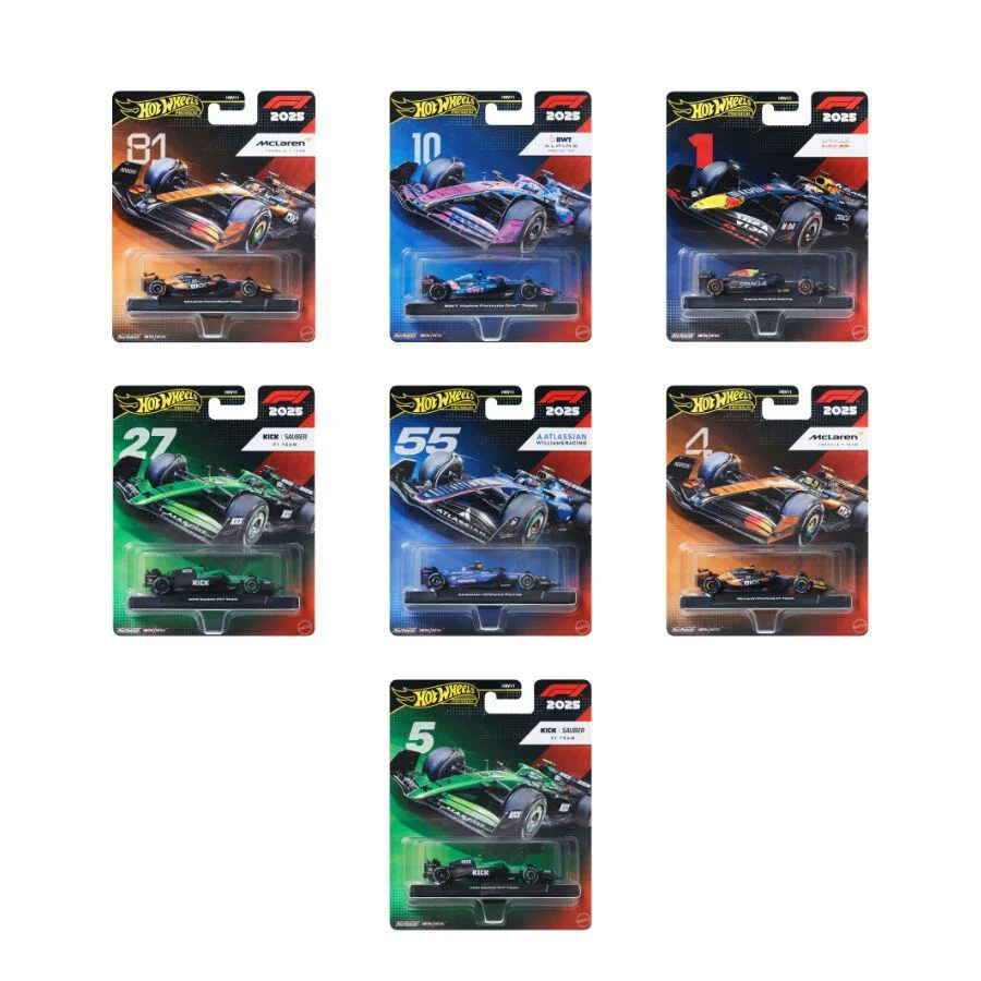 Formula 1 2025 Racing Cars Hot Wheels Premium HRV11 Dash K | Shopee ...