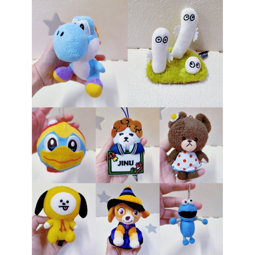 Preloved keychain SKC85A/ plush Super Mario King Dedede Moomin Chimmy ...
