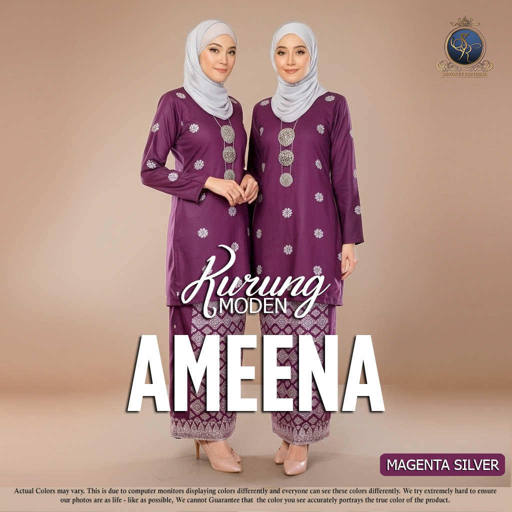 SONGKET BAJU KURUNG AMEENA - SONGKET READY MADE COLLECTION | Shopee ...