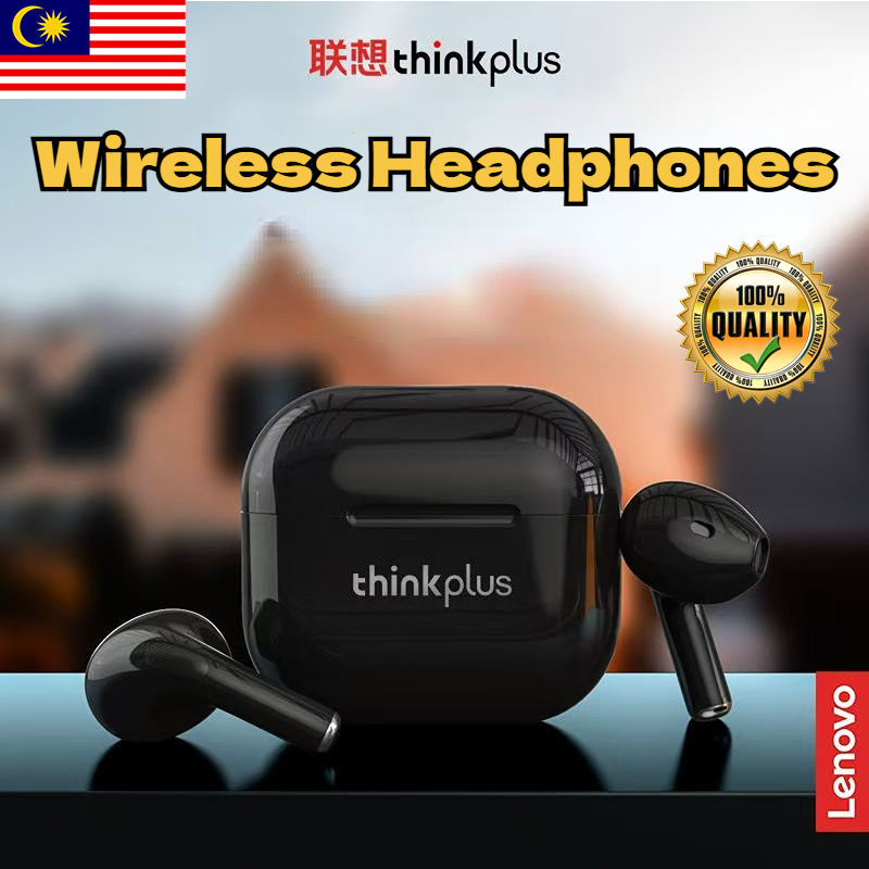 Lenovo Thinkplus LP40 Bluetooth Wireless Headphones, Waterproof, Lag ...