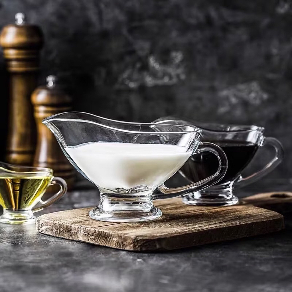 Pasabahce Basic Boat Glass Sauce Jug Gravy Boat Sauce Boat Serving Boat ...