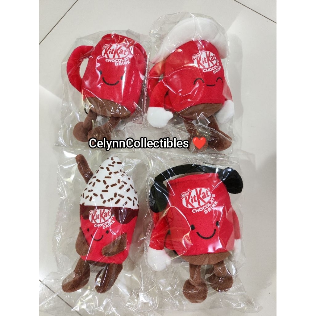 Nestle KitKat Chocolate Drink Keychain Plushie 毛绒公仔钥匙圈盲盒 | Shopee Singapore