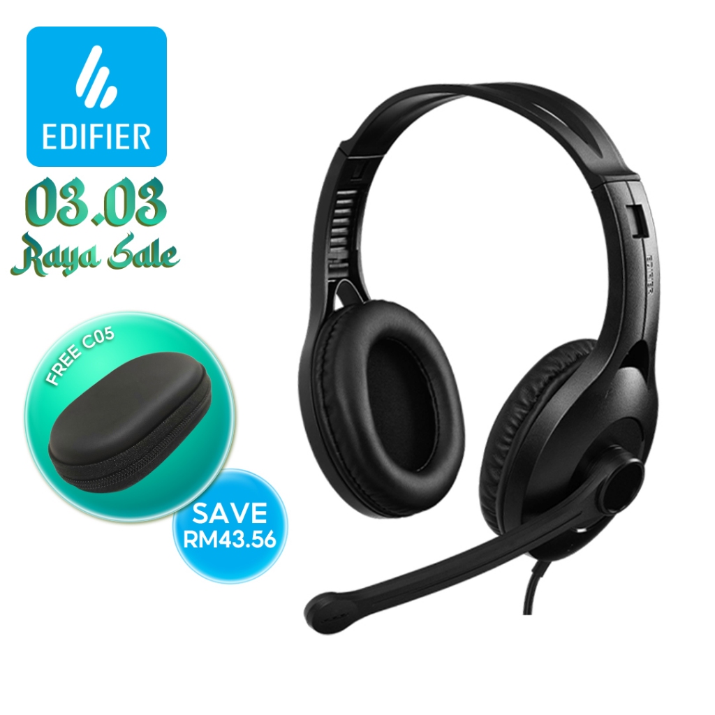 Edifier USB K800 Wired USB Headset for Computer Laptop | Shopee Singapore