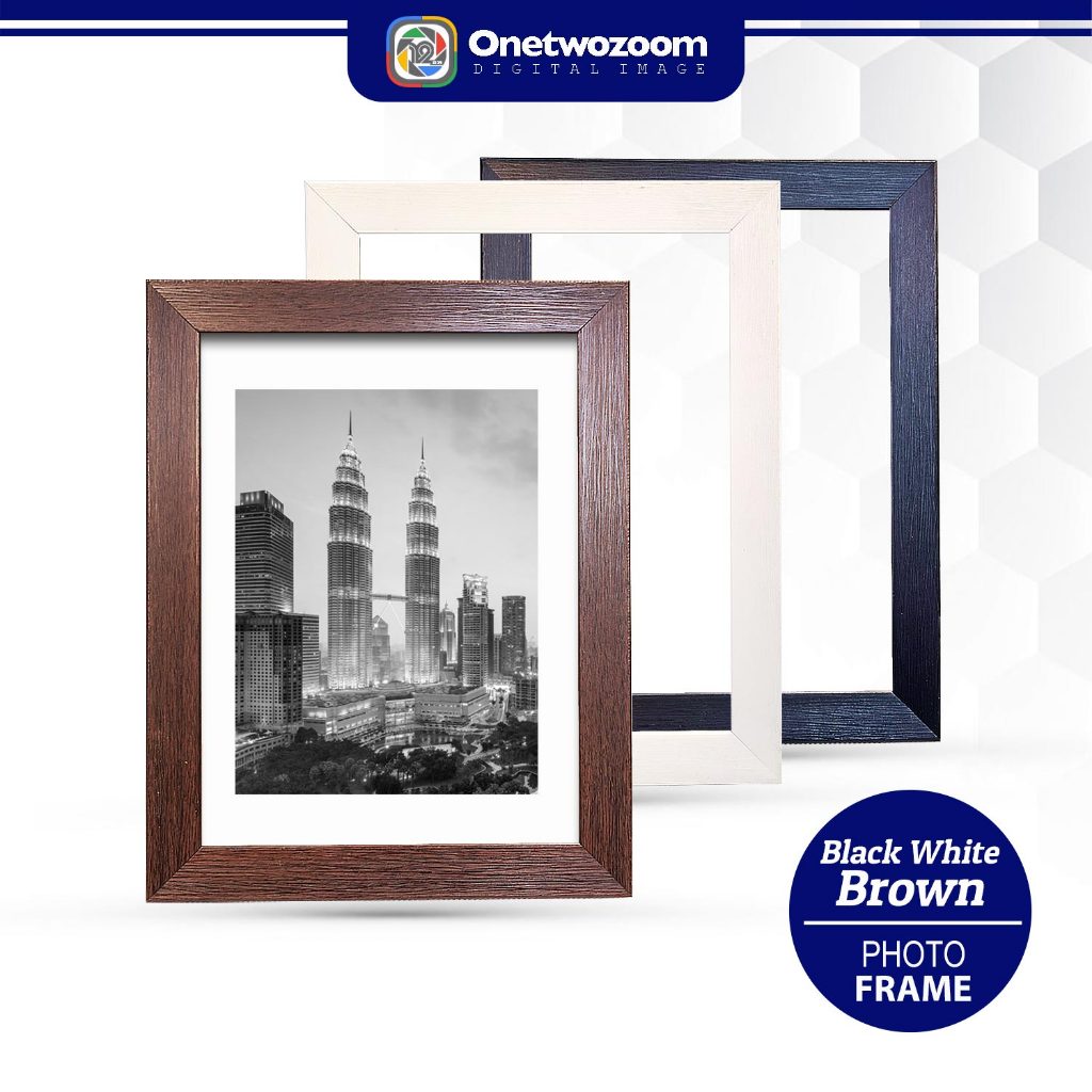 Polystyrene Photo Frame | Picture Frame | 4R / 5R / 6R / 8R / A4 Black ...