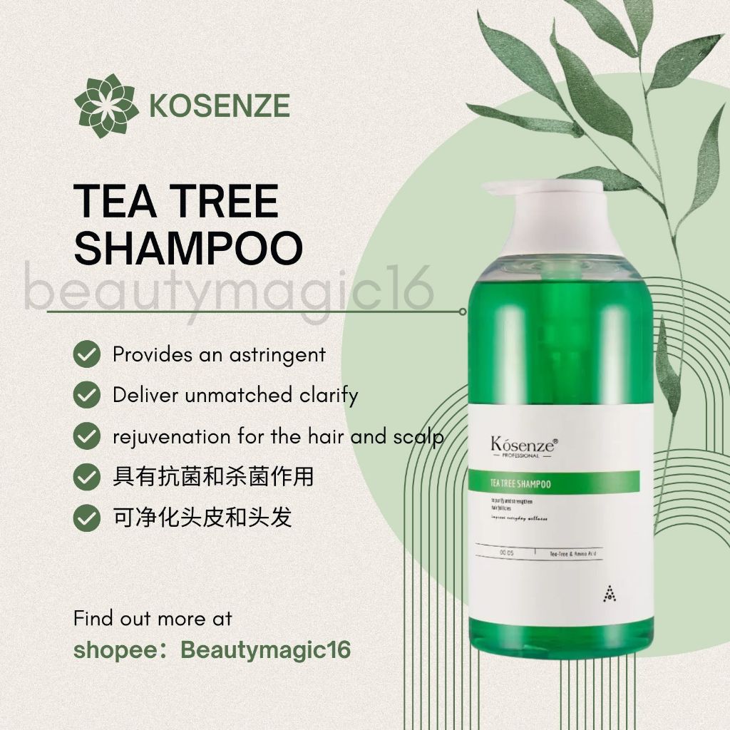 Kosenze Japan Tea Tree Shp 1000ml/300ml 洗发水 | Shopee Singapore