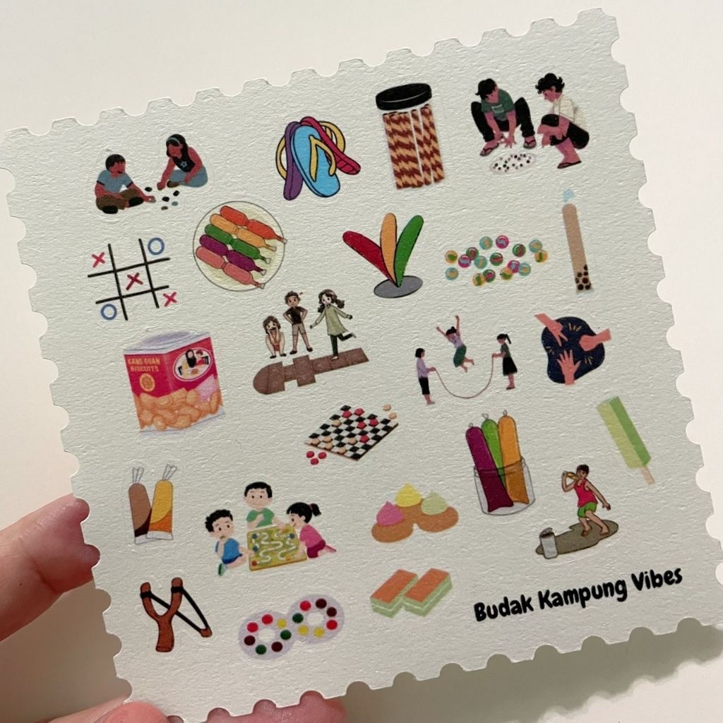 Budak kampung stickers | stickers | food sticker | childhood stickers ...