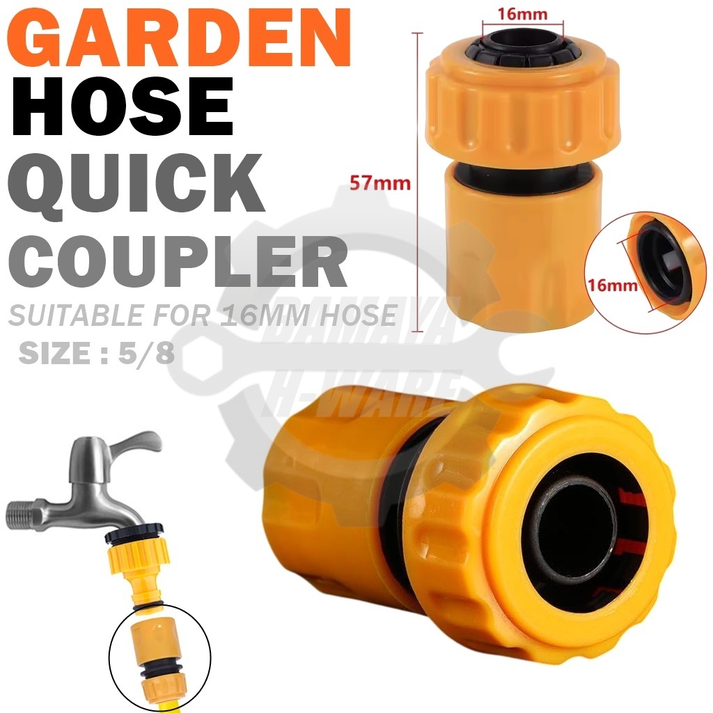 BMY Garden Hose Quick Coupler Joint. Garden Hose Water Tap Threaded ...
