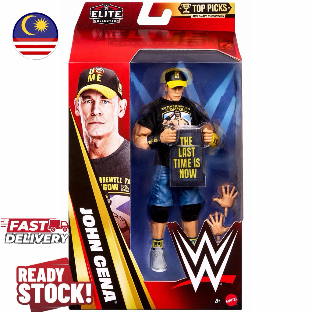 WE Figure John Cena (Blue & Yellow) -WE Elite 2026 | Shopee Singapore