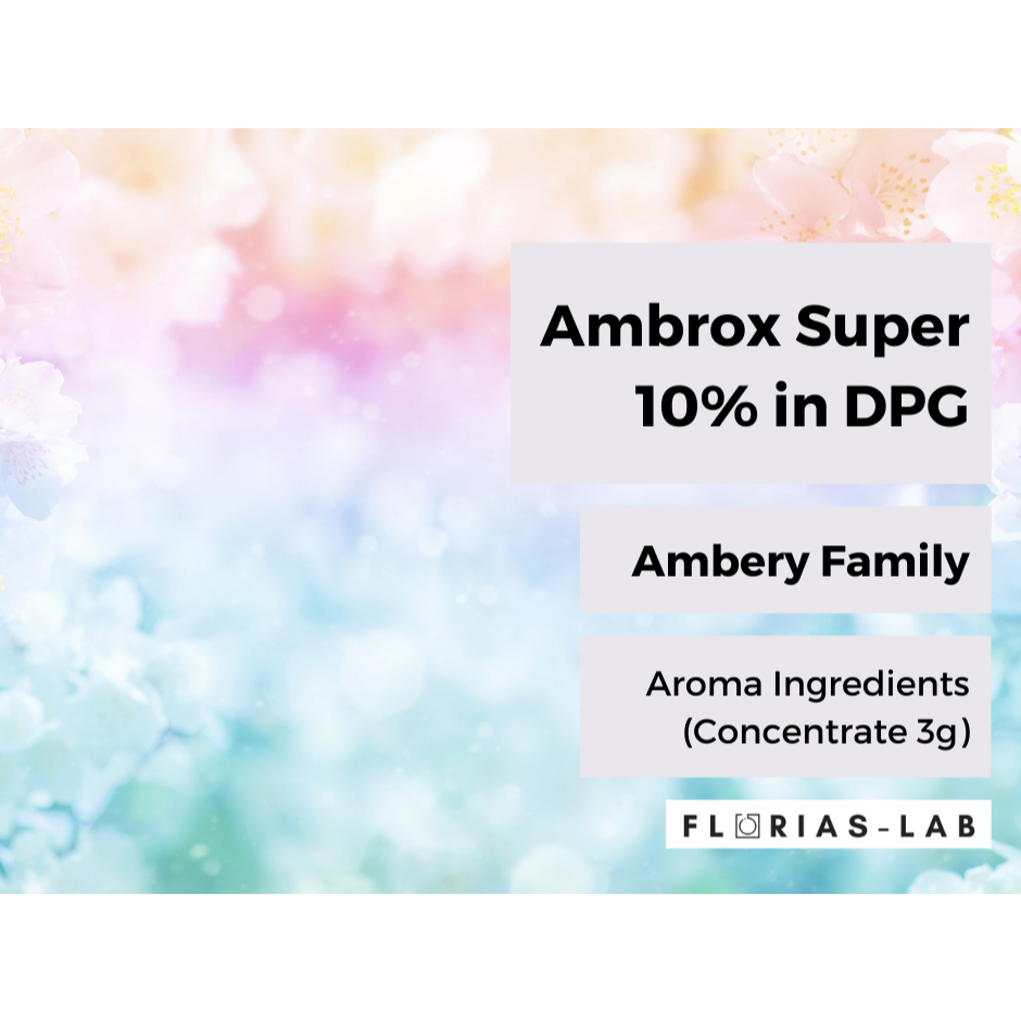 Florias-Lab | Ambrox Super 10% in DPG, CAS 6790-58-5*10 | Ambery Aroma ...