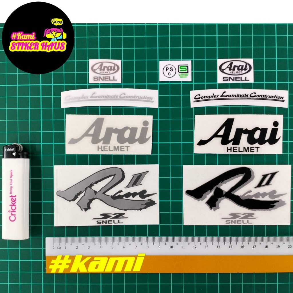 Arai Ram II / Arai Ram 2 / Sticker Restore / Stiker Helmet Arai Ram 2 ...