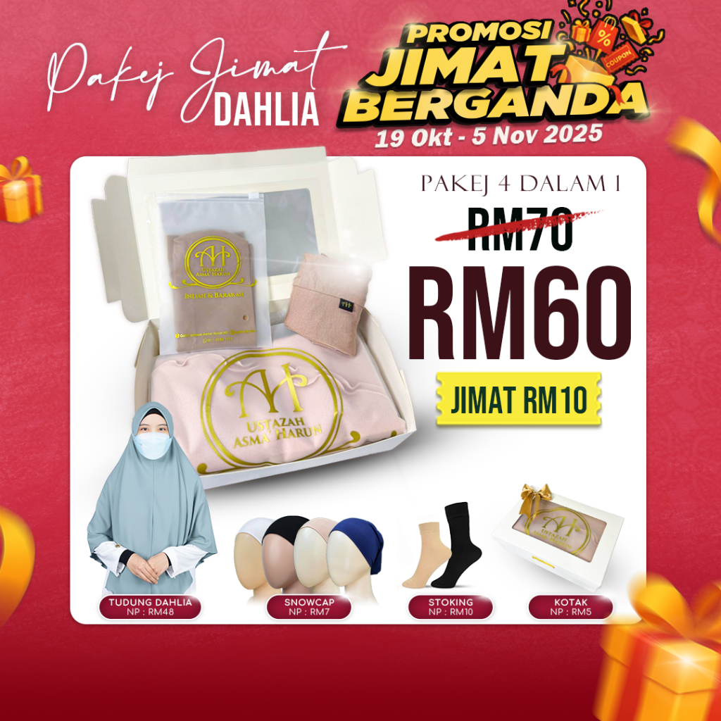 DAHLIA HAT + SNOWCAP + STOCK + BOX (RM 60 ONLY) | Shopee Singapore