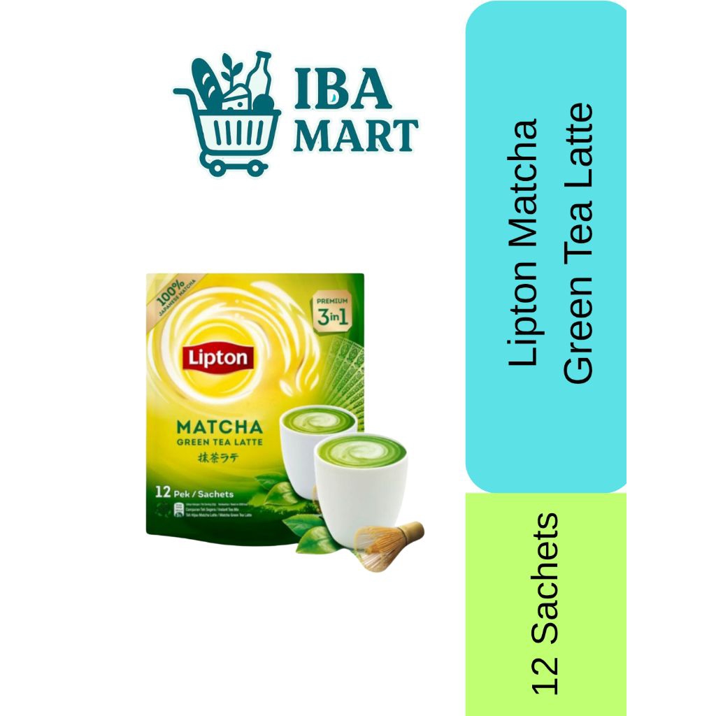 Lipton Matcha Green Tea Latte 12 Sachets Teh Hijau | Shopee Singapore
