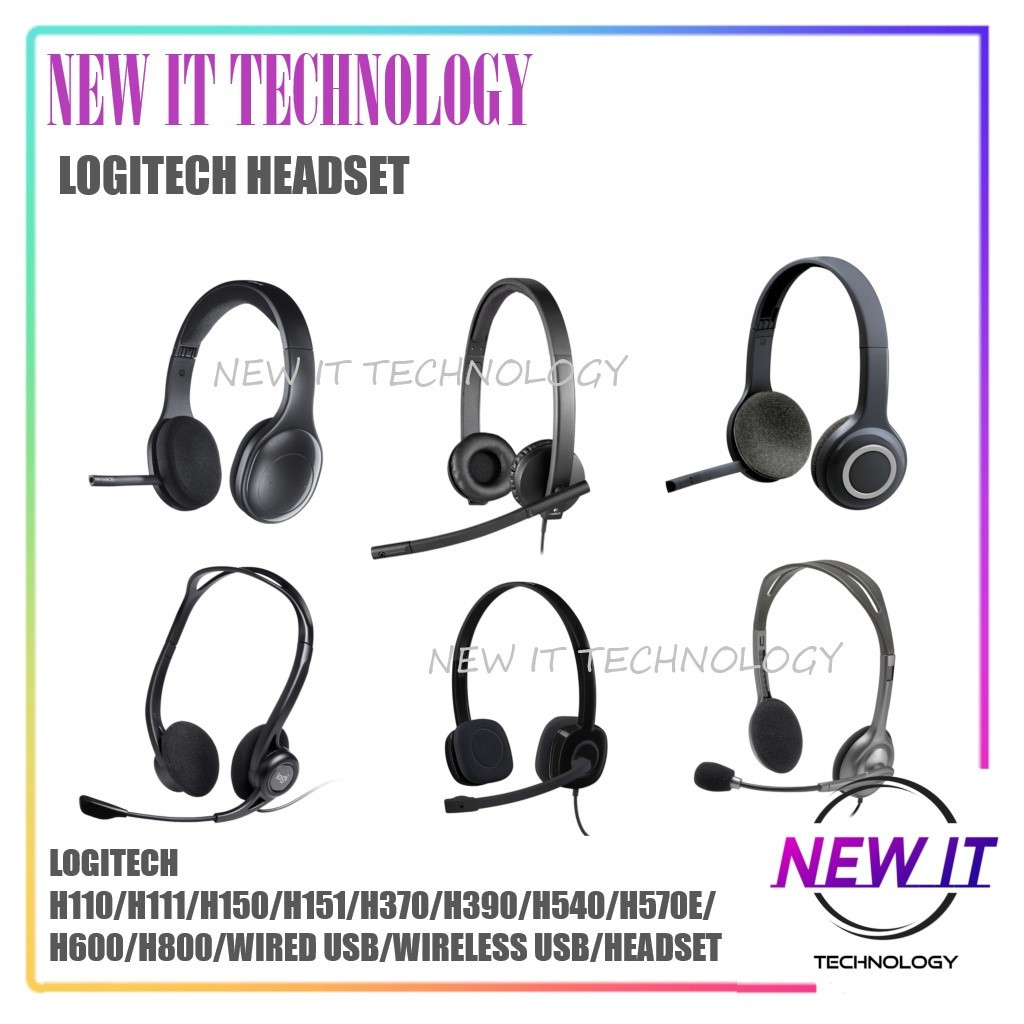 LOGITECH H110 H111 H150 H151 H370 H390 H540 H570E H600 WIRED USB ...