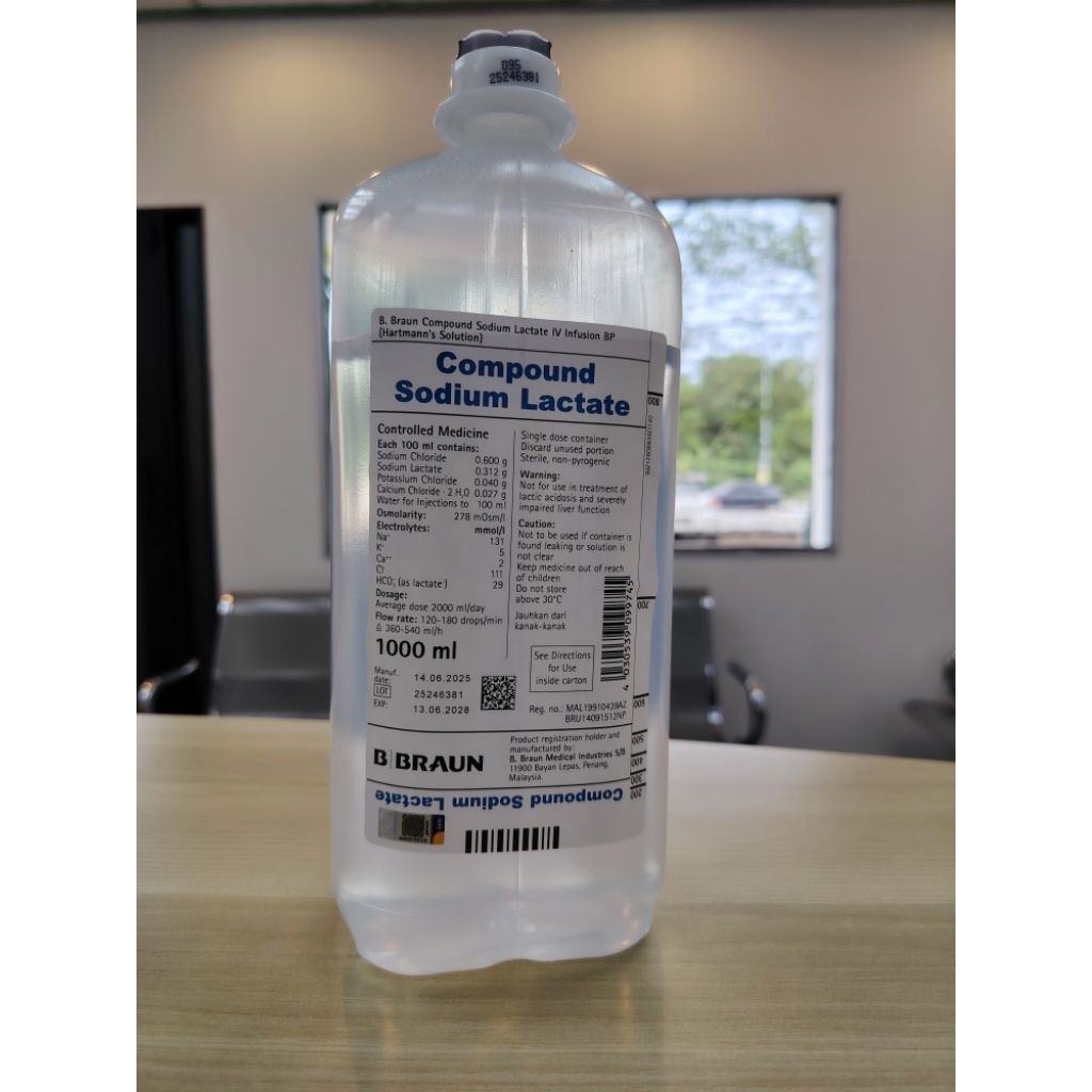 Lactated Ringer Solution 1L | Shopee Singapore