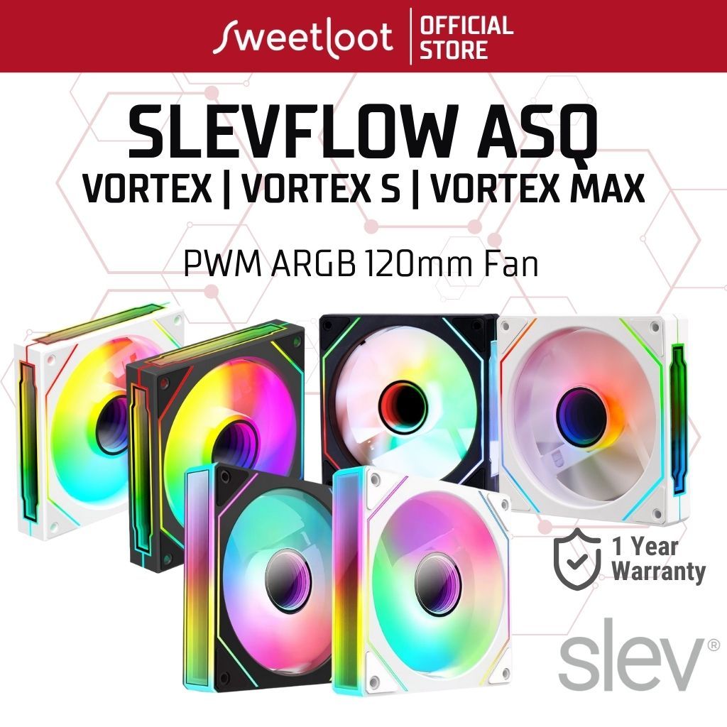 Slev Slevflow ASQ Vortex / S / Max PWM ARGB 5v3pin Infinity Mirror ...