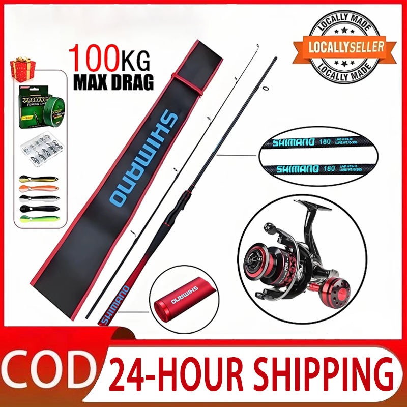 Fishing Rod Set Ree Pancing Set Spinning Rod Spinning Joran Pancing ...