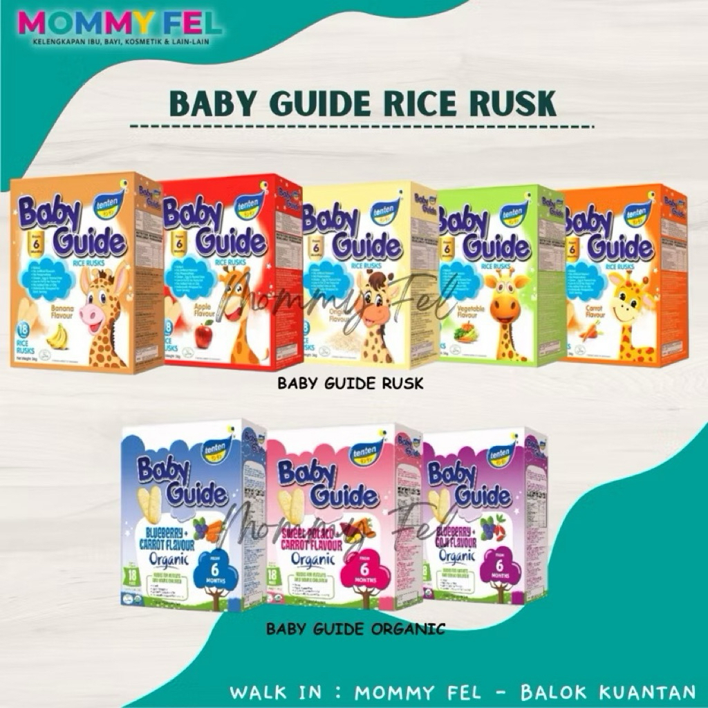 BABY GUIDE RICE RUSKS TENTEN / BABY GUIDE RICE RUSKS BISCUIT ORGANIC ...