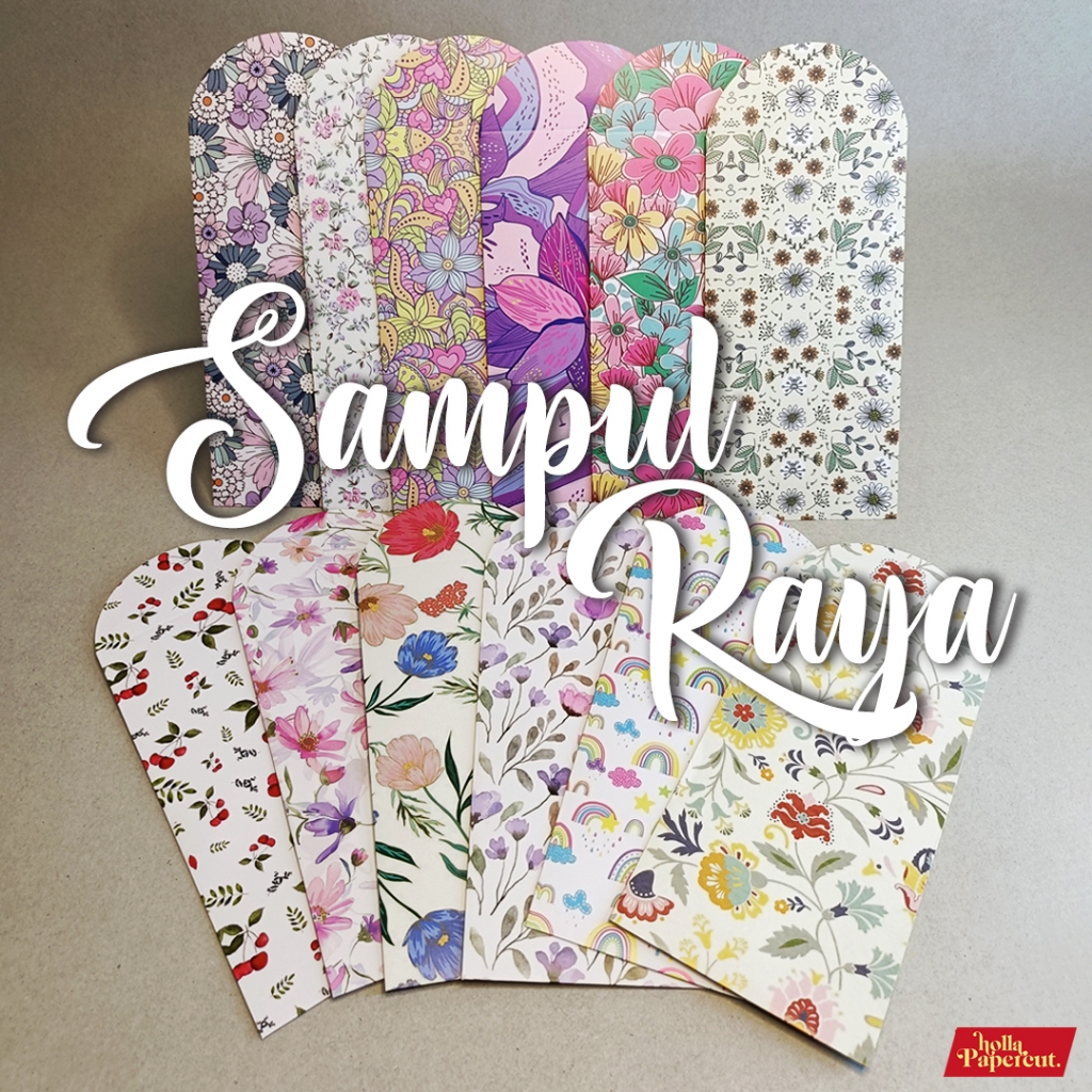 Sampul Raya Poket 2026 ️ (10 keping) | Floral Pattern | Shopee Singapore