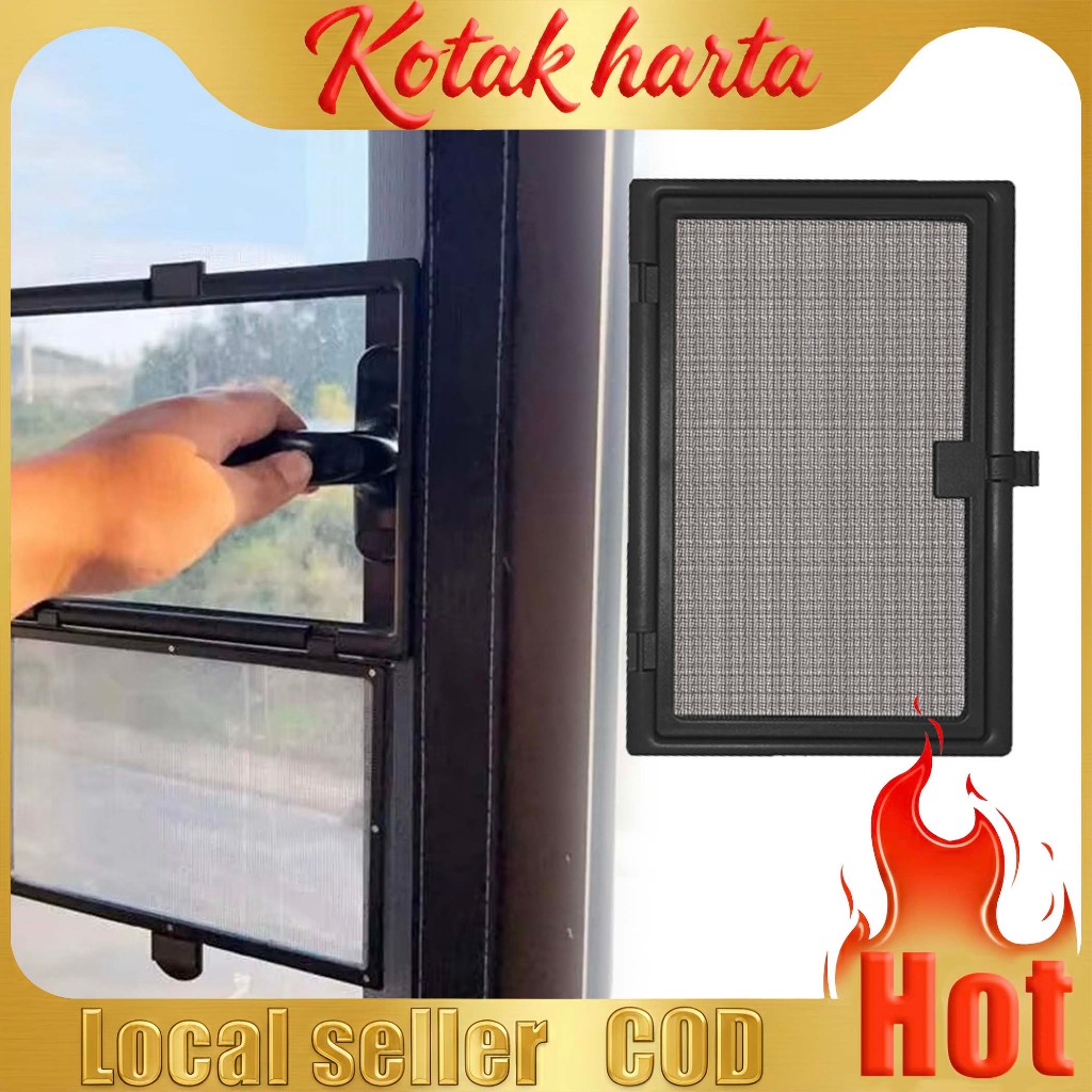16*20cm Fiberglass Mesh Net Window/Outward Opening Handle Guard/Top ...