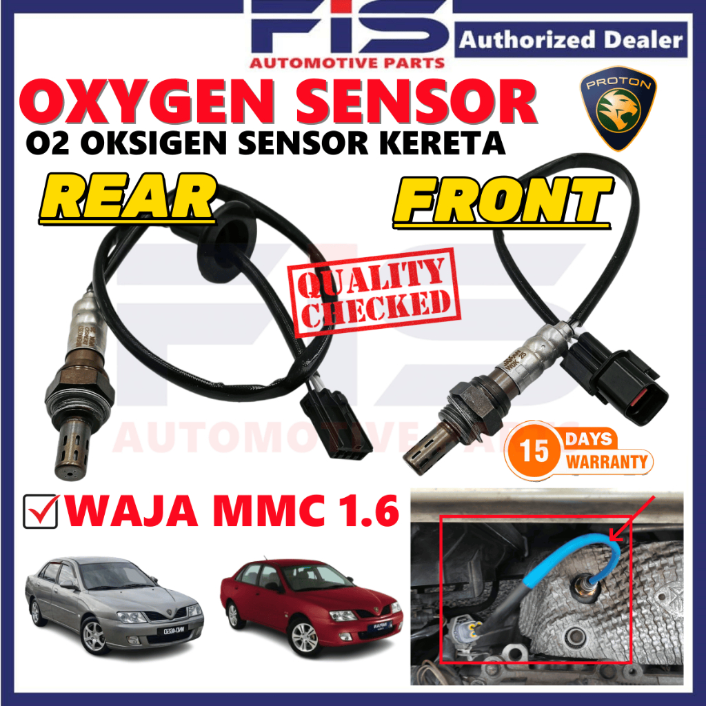 FIS Front Rear Oxygen Sensor O2 Sensor Exhaust Proton Waja 1.6 MMC ...