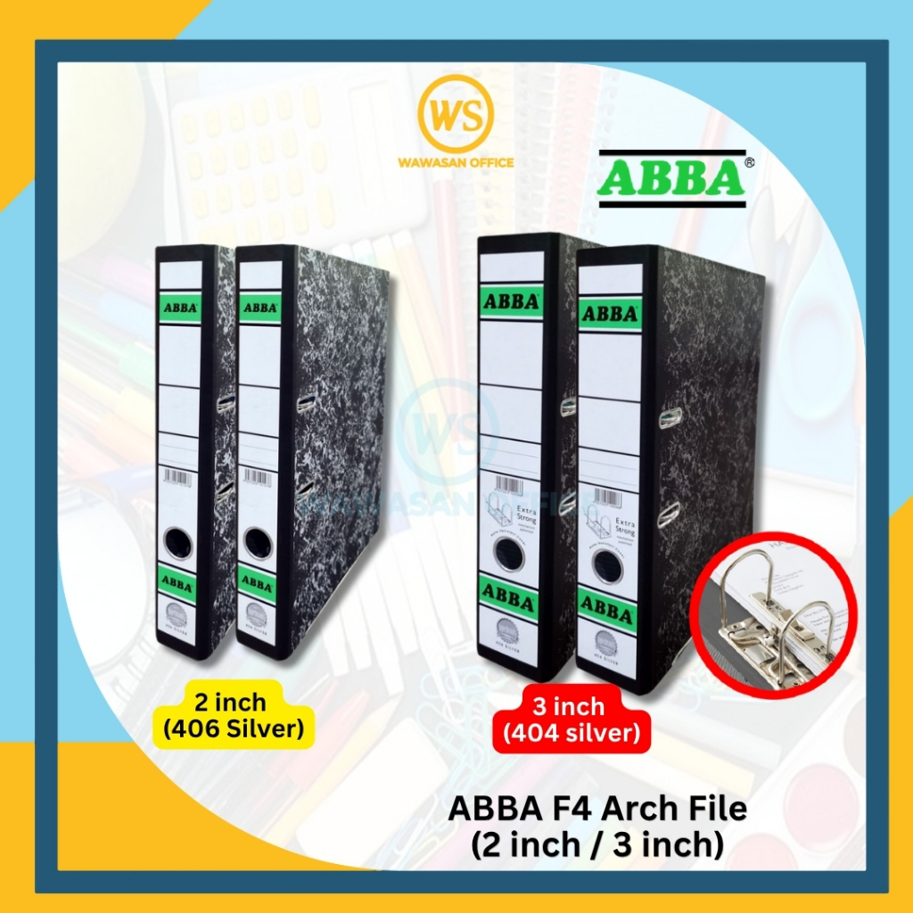 ABBA Arch File 2 Inch / ABBA Arch File 3 Inch / Lever Arch File / ABBA ...