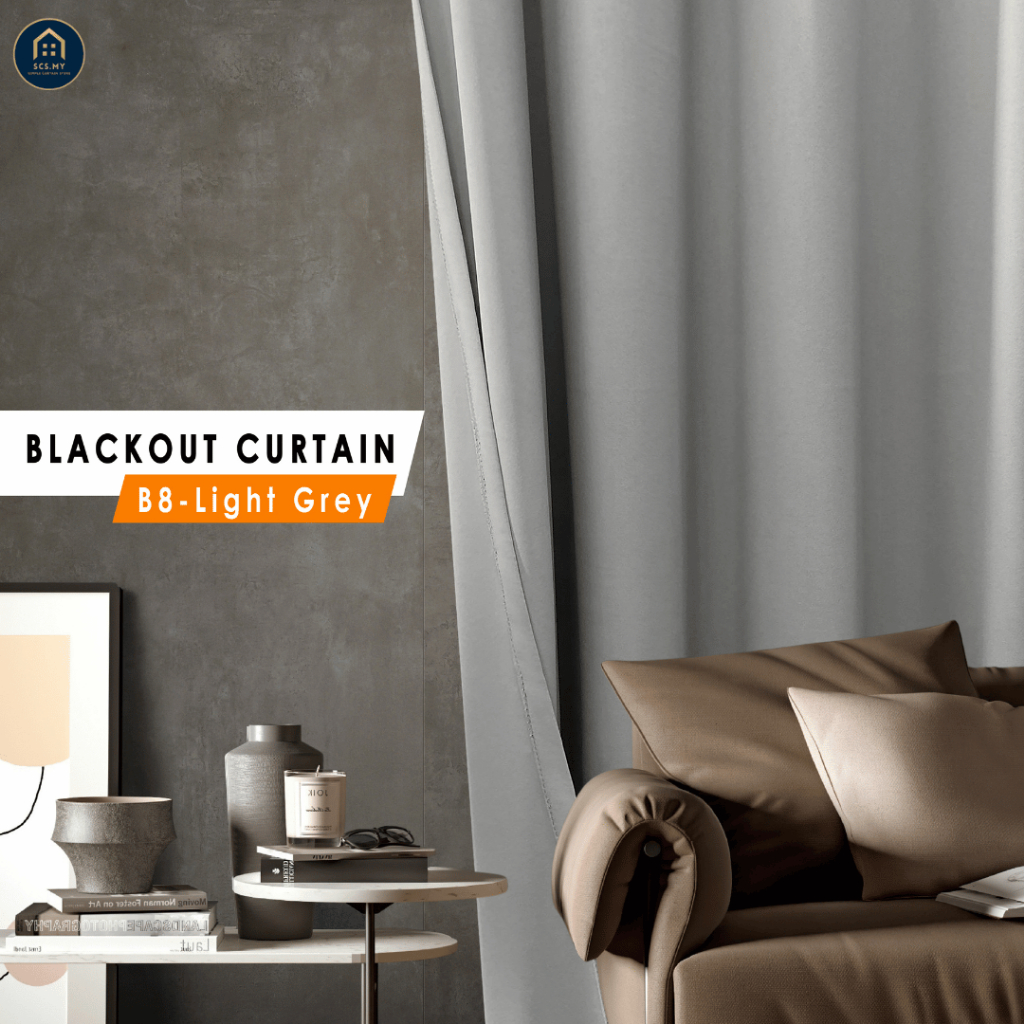 B8 Blazing Curtain Hook/Ring Blackout Curtain (260cm) | Shopee Singapore