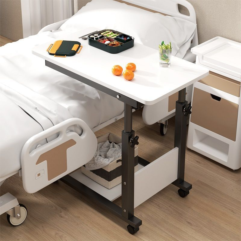 Hospital Ward Bedside Movable Medical Lifting Table Elderly Care Table ...