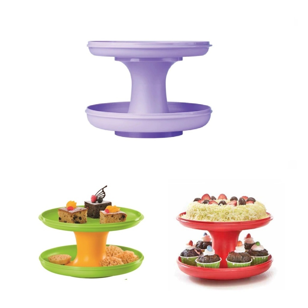 Tupperware Serve It All - Cake stand dessert ( Kuih Serving ...