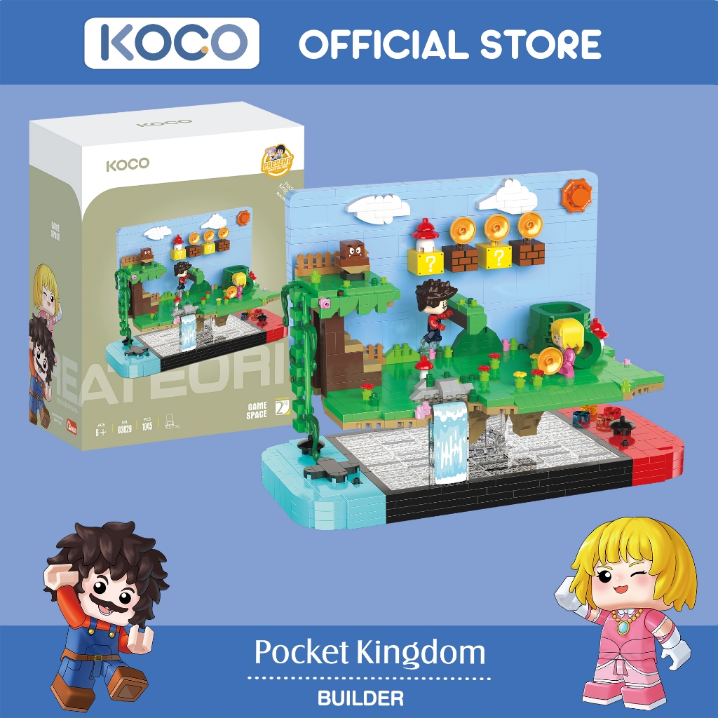 KOCO Game Console Uncle Mary Micro Mini Building Brick Set (1045 Pcs ...