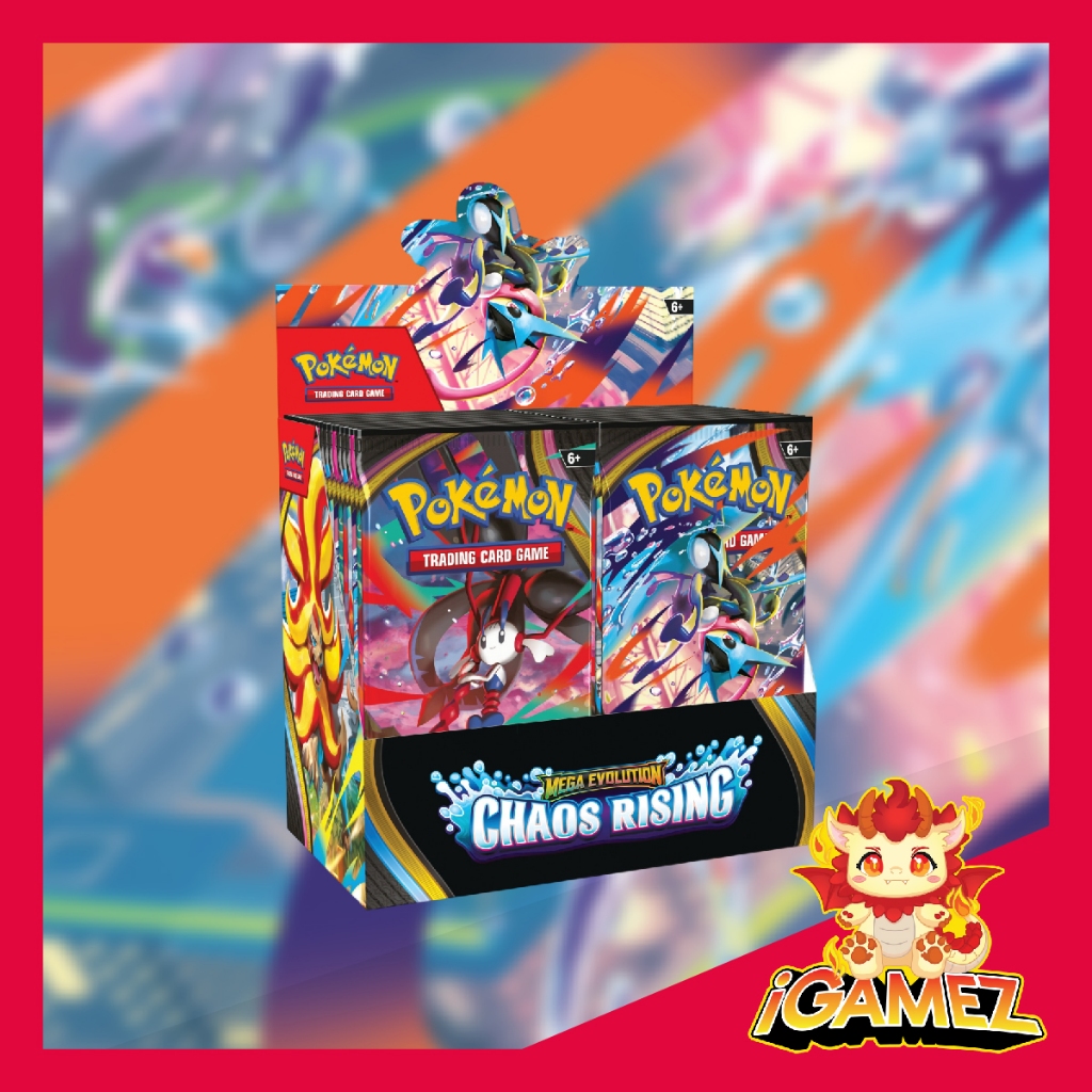 Pokémon TCG: Mega Evolution Chaos Rising Booster Display Box (36 packs ...