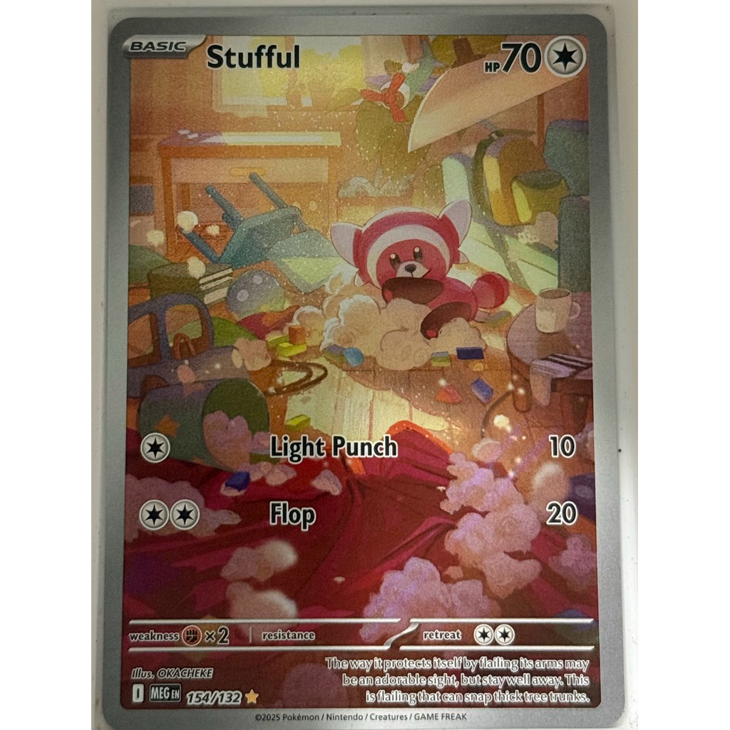 POKEMON TCG: MEGA EVOLUTION 1 - STUFFUL 154/132 ILLUSTRATION (IR ...