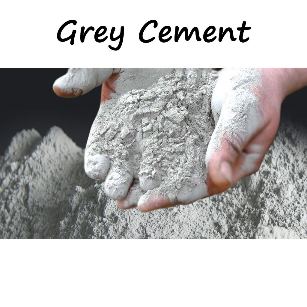Simen Grey Cement Biasa Concrete Wall Repair Hole Touch Up Semen 1kg ...