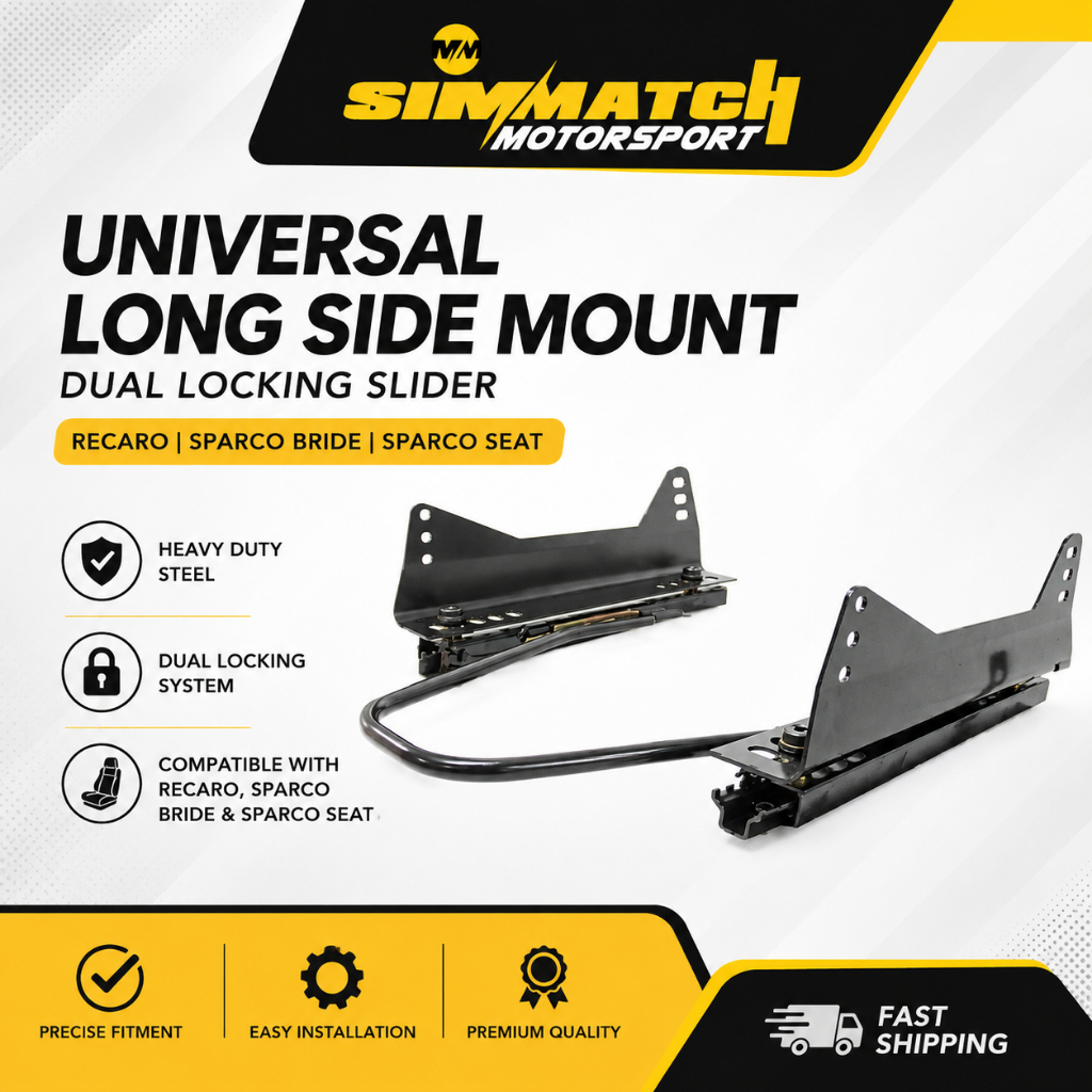 Rel Gelangsar Kereta Universal Auto Seat Slider Rail Railing + L ...