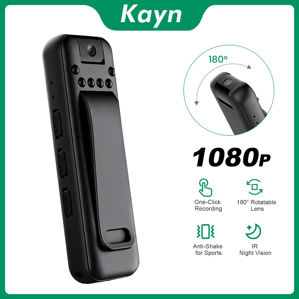 Mini Camera 1080P HD Video Recorder Hidden Camera, Body Camera, Micro ...