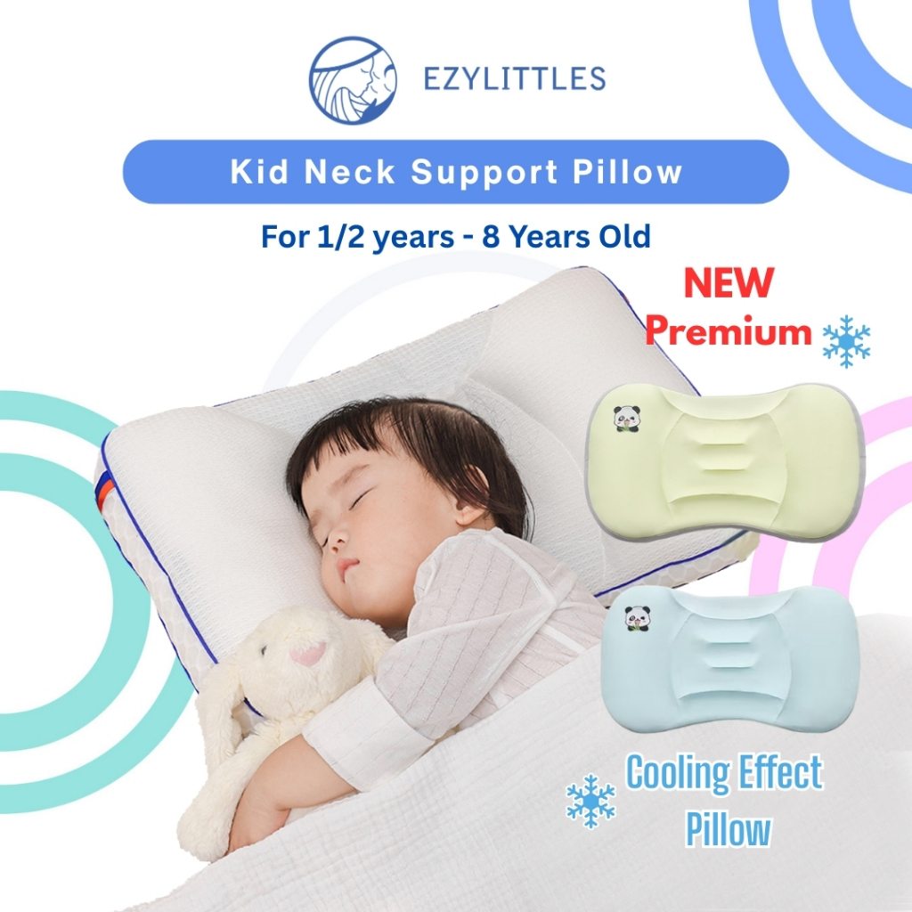 EZYLITTLES Children Neck Support Comfort Pillow for 1-8 Years old