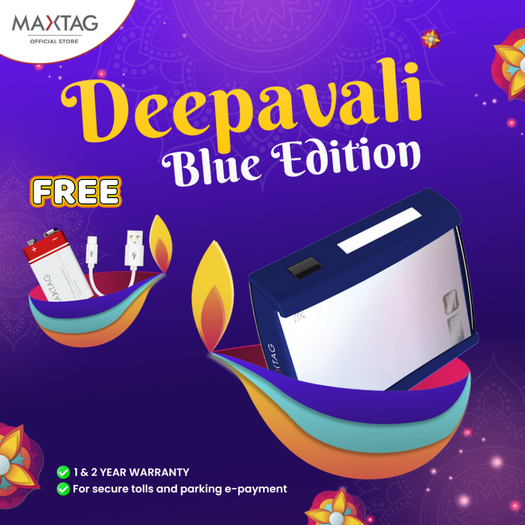 Blue Edition MaxTag Smart Tag Touch n Go Toll | Shopee Singapore