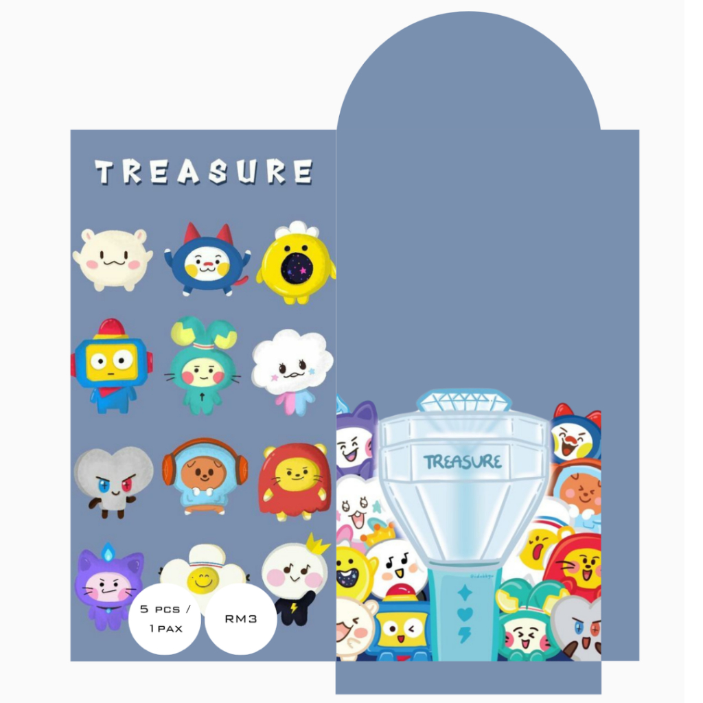 Sampul Raya / Angpao KPOP Group_Treasure V1 Sampul Duit Raya Hari Raya ...