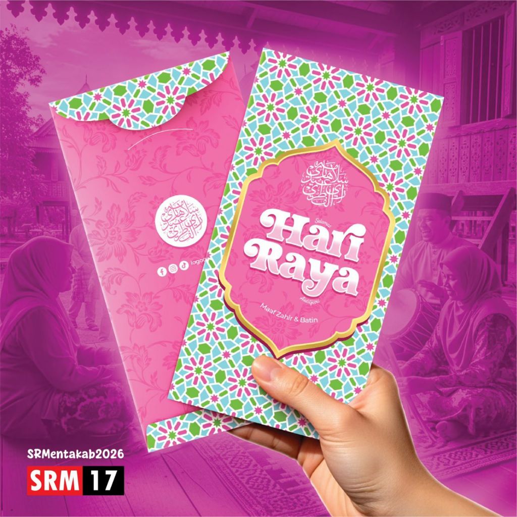 SAMPUL DUIT RAYA 2026 SAMPUL RAYA KLASIK 10/50 PCS SALAM AIDILFITRI ...