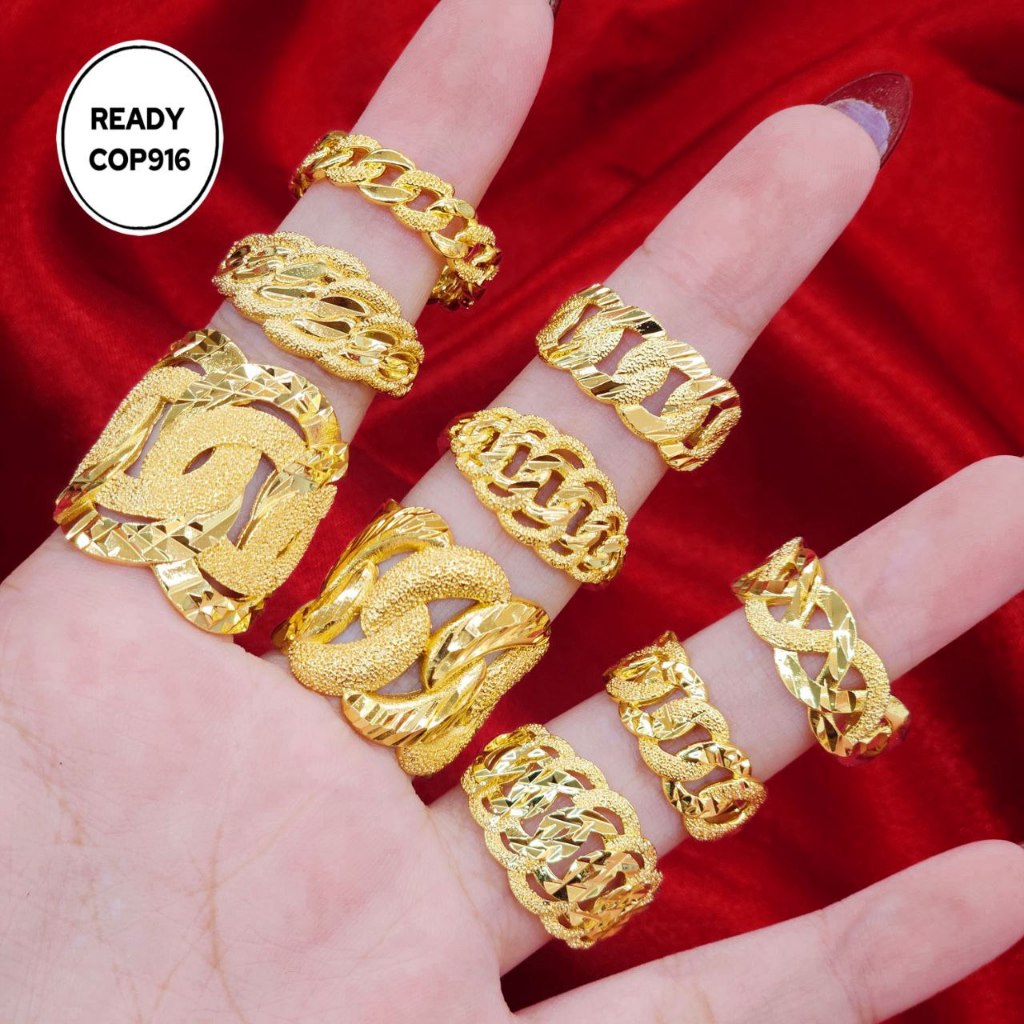 NEW Adult Coco Ring R026 24k Gold Titanium Gold Bangkok Gold 2025 A16 ...