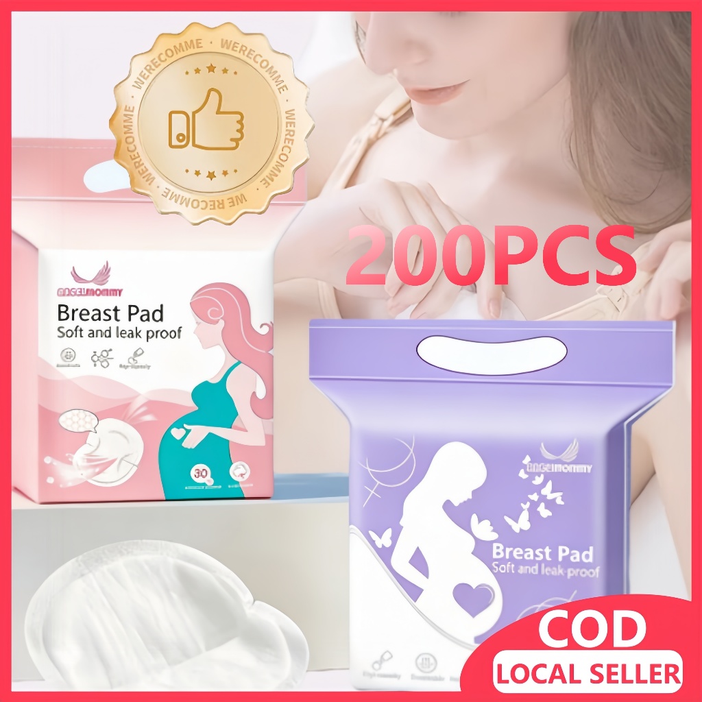 200 PCS Breast Pad Disposable 150ml Absorption Anti-leak Nursing pad ...