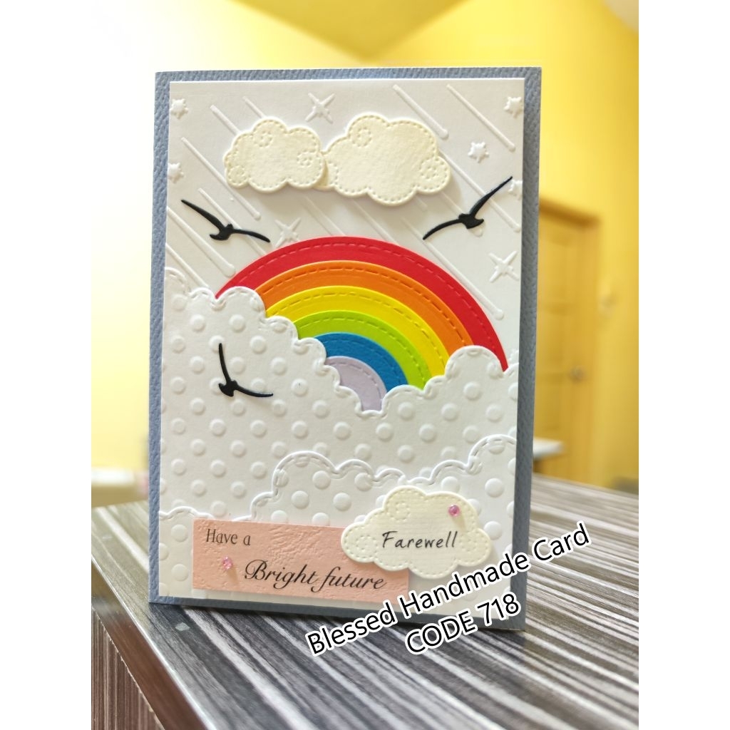 Handmade cards - Farewell /Goodbye /Best wishes /Bright future (A6 size ...