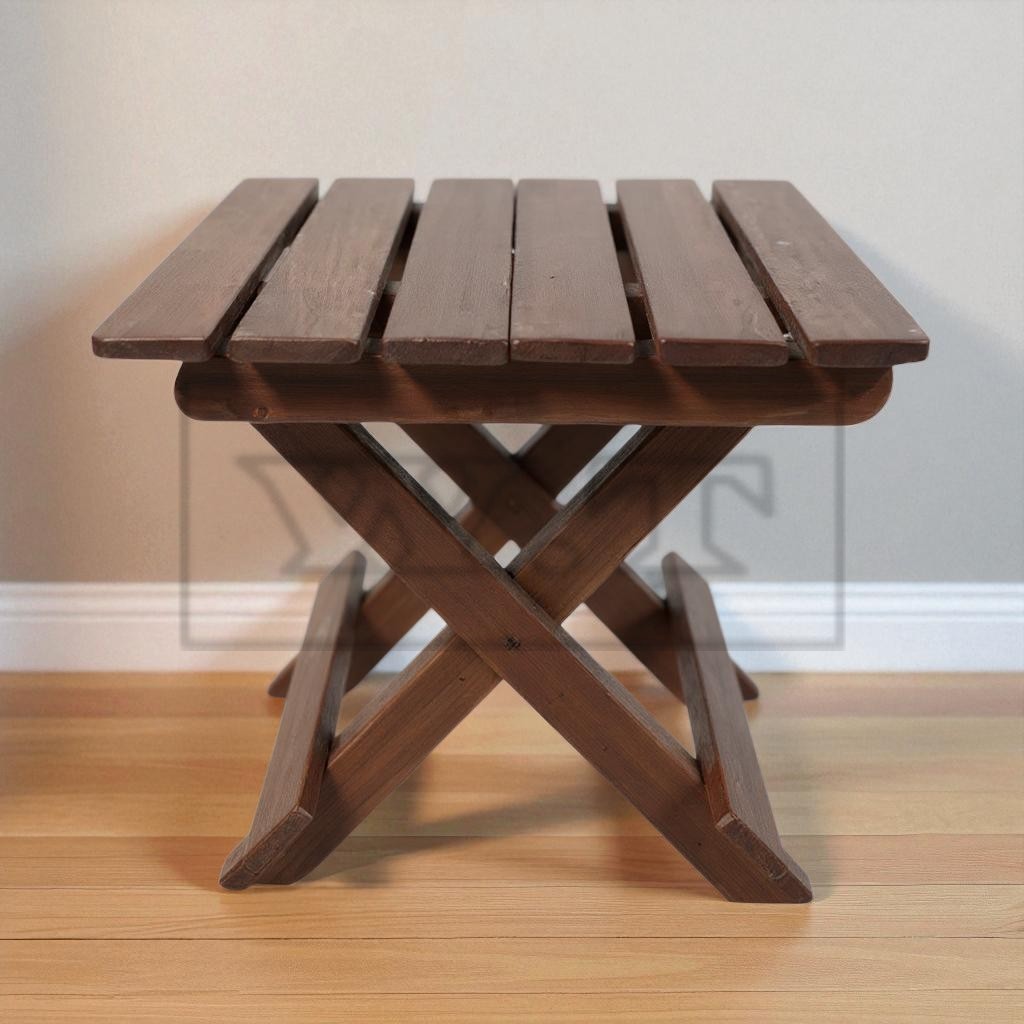 WT Magic Chair Wooden Folding Chair Bangku Lipat Foldable Chair ...
