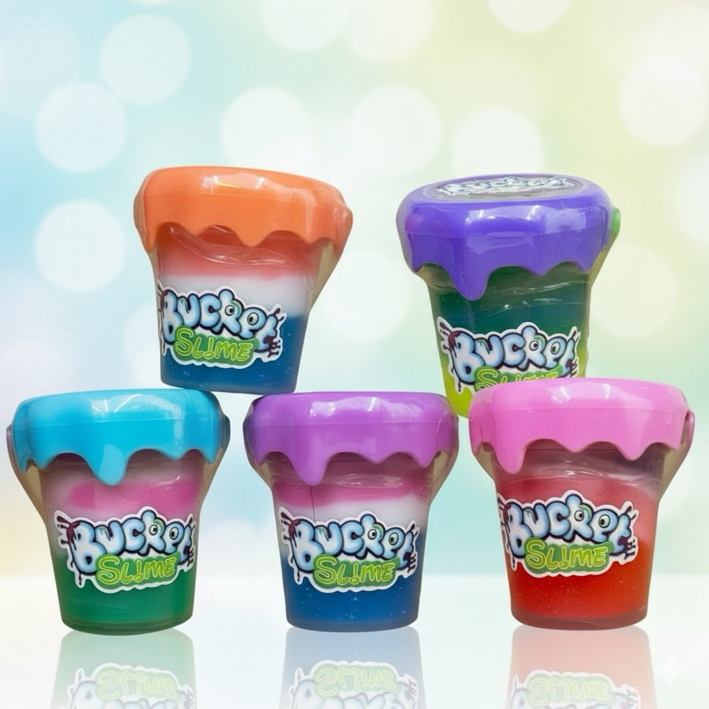 Ice Bucket Slime 3 Colors Toy - With Handle - Mainan Baldi dengan ...