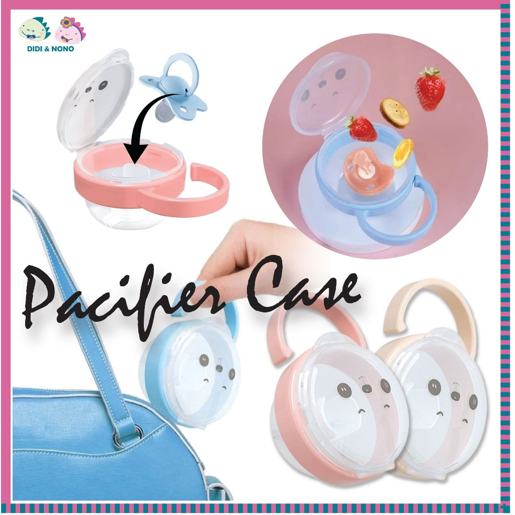 Transparent Pacifier Case Portable Baby Pacifier Nipple Holder Pacifier ...