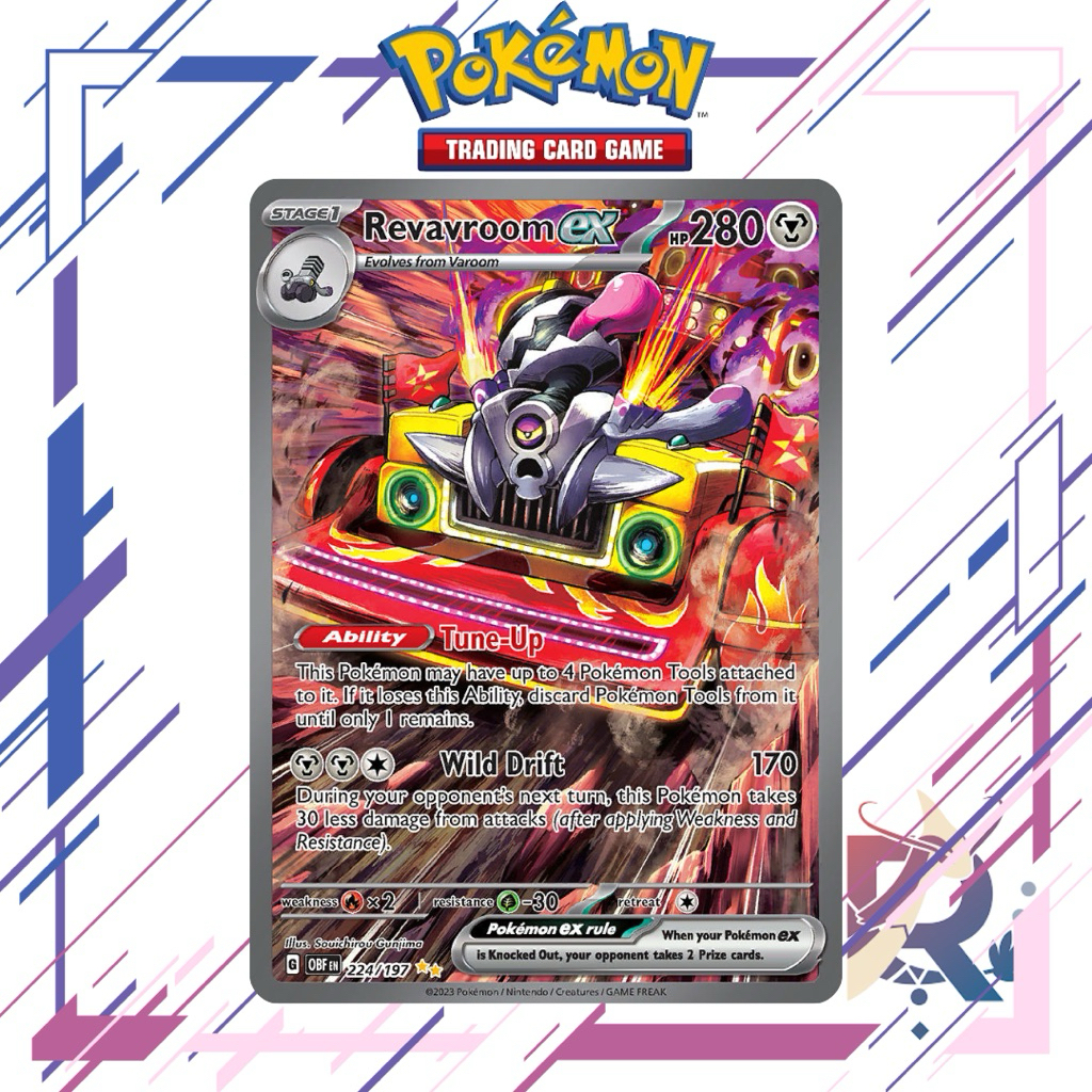 [Pokemon TCG] Revavroom ex - 224/197 - Special Illustration : Obsidian ...