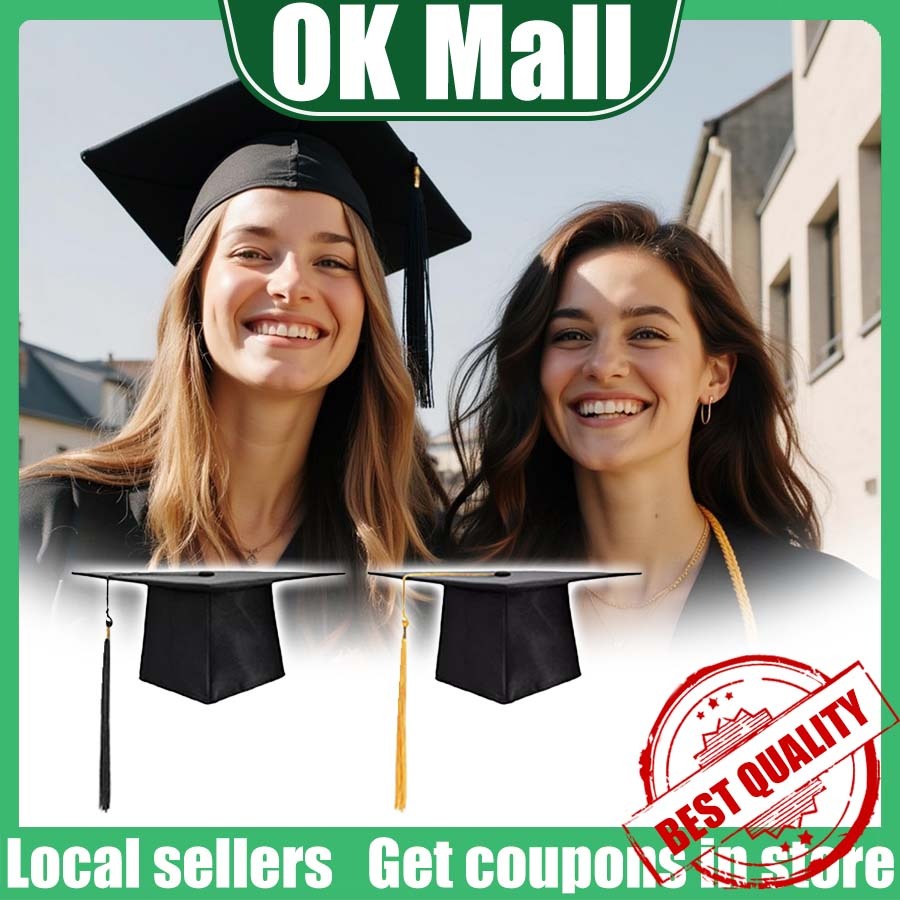 Grad Cap Ceremony Hat/High School Bachelor's Degree Cap/Unisex Tassel ...