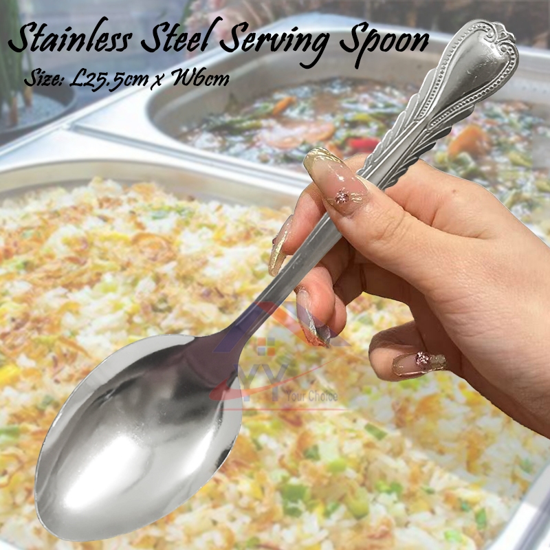 Stainless Steel Serving Spoon / Curry Ladle / Serving Scoop / Kitchen ...