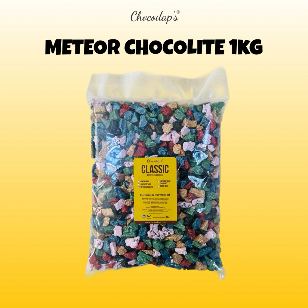 Chocodaps Meteor Chocolate Snack Coklat Batu Rocky Stone Ala Smarties ...