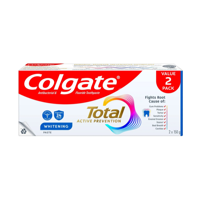 Colgate Total Professional Whitening Toothpaste (150g x 2's) | Shopee ...